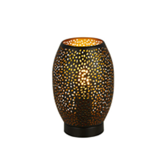 Searchlight 19232-1BGO Laser 1Lt Table Lamp, Black And Gold - 30947