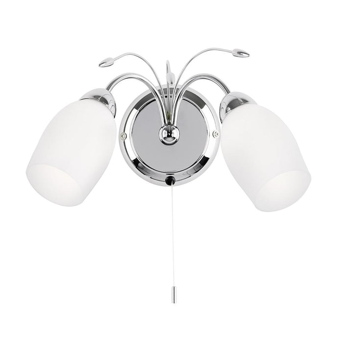 Endon Lighting 2007-2WBCH Meadow 2lt Wall - 22505