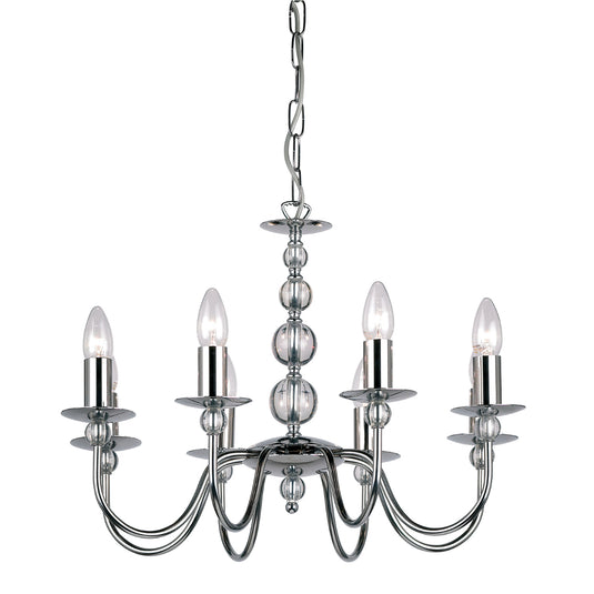 Endon Lighting 2013-8CH Parkstone 8lt Pendant - 34508