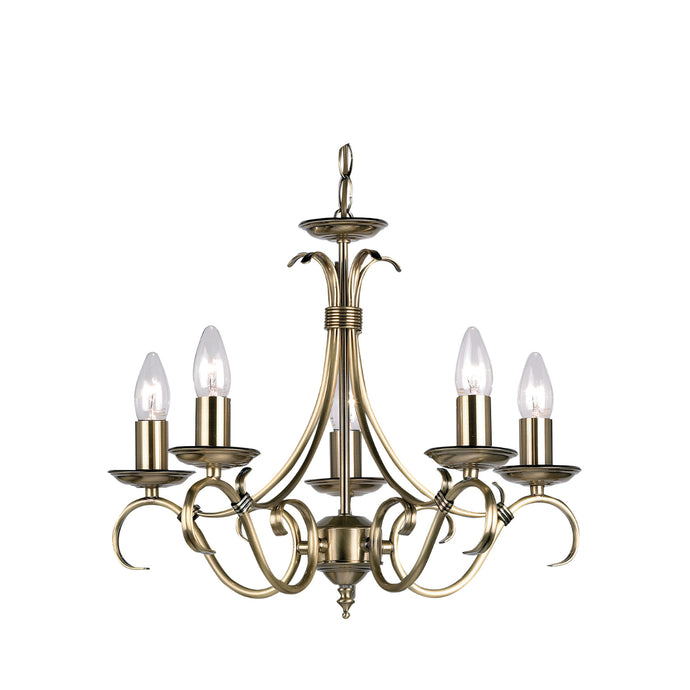 Endon Lighting 2030-5AN Bernice 5lt Pendant - 34511