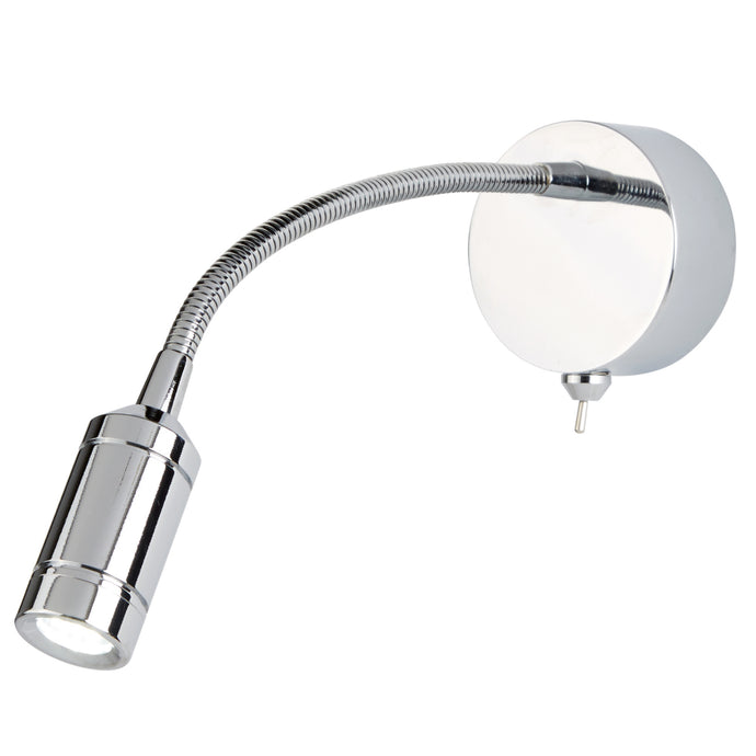 Searchlight 2256CC Flexy Wall LED Adj Wall Light  - Flexi Arm - Chrome - 27009