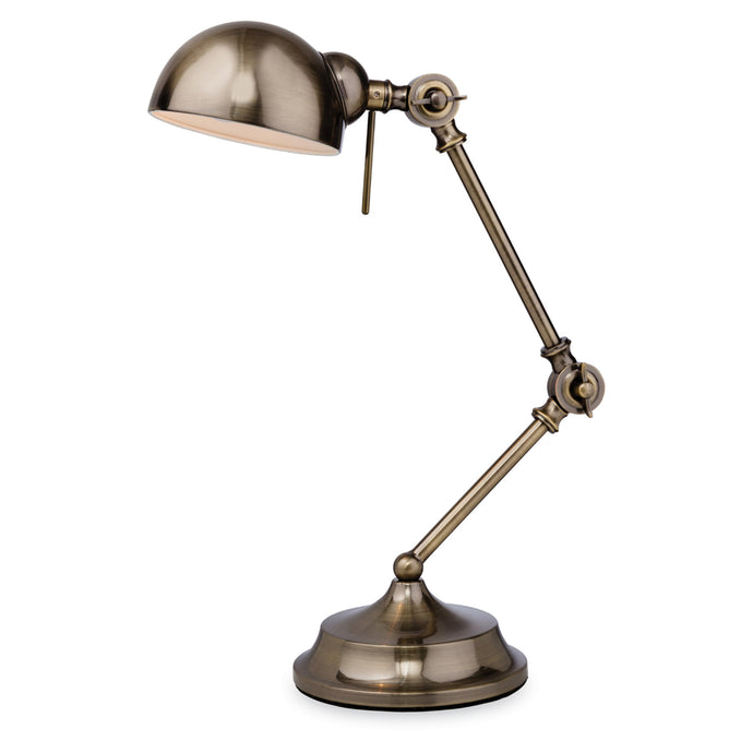 Firstlight 2305AB Beau 1 Light Antique Brass Table Lamp