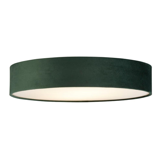 Searchlight 23298-3GR Drum 2 3Lt Velvet Flush, Green Shade - 30990