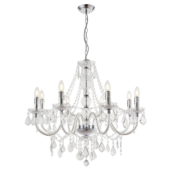 Endon Lighting 308-8CL Clarence 8lt Pendant - 34514