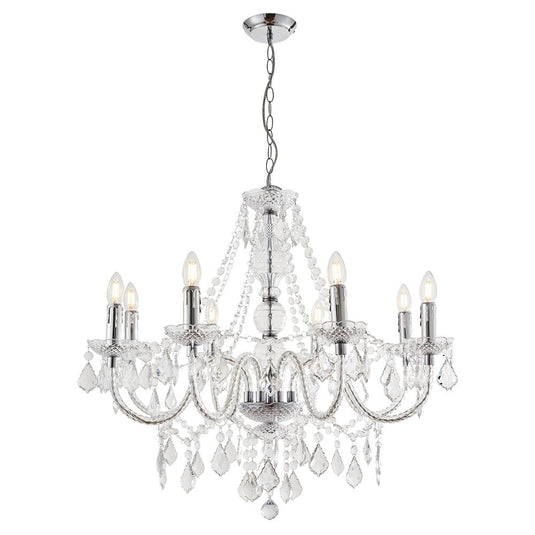 Endon Lighting 308-8CL Clarence 8lt Pendant - 34514