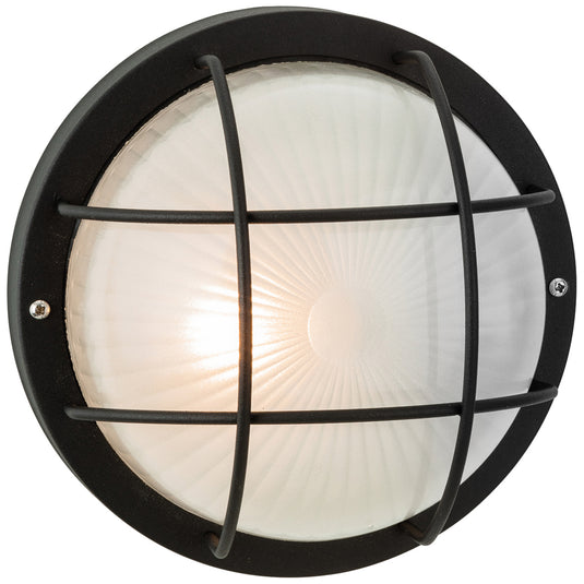 Firstlight 3425BK Court 1 Light Black Wall-Ceiling Light