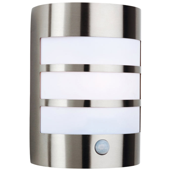 Firstlight 3430ST 1 Light Stainless Steel Wall Light With PIR
