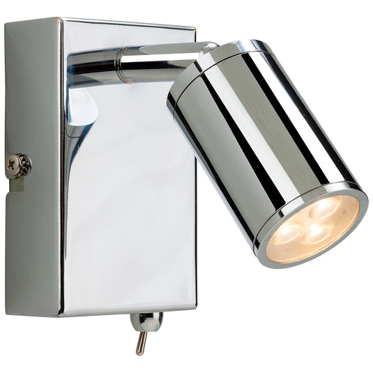 Firstlight 3453CH Orion LED 1 Light Polished Chrome Wall Light (Switched)