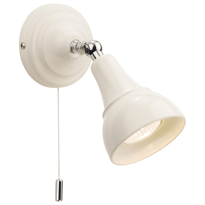 Firstlight 3464CR Country 1 Light Cream Wall Spotlight (Switched)