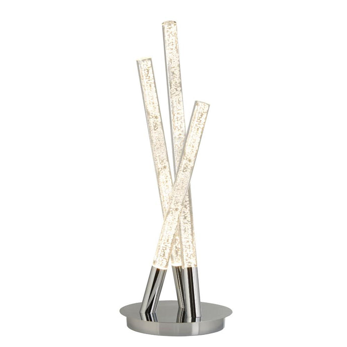 Searchlight 3473-3CC Bubbles 3 Light Acrylic LED Table Lamp - 31112