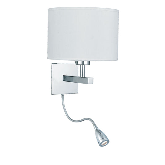 Searchlight 3550CC Hotel Wall Light - Dual Arm CC - LED Flexi Arm - 31121