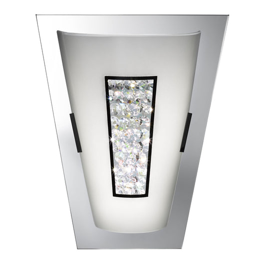 Searchlight 3773-IP Portland Wall Light LED, Mirror Edge, IP44 - 24257