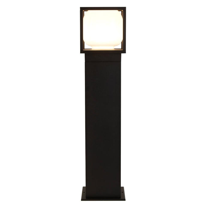 Searchlight 38141-650 Athens Outdoor 1Lt LED Post, Die Cast With Opal Shade - 31131