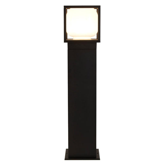 Searchlight 38141-650 Athens Outdoor 1Lt LED Post, Die Cast With Opal Shade - 31131