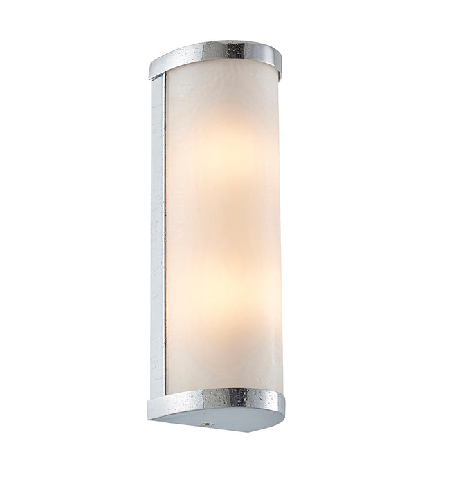 Saxby Lighting 39363 Ice 2lt wall IP44 28W - 31773