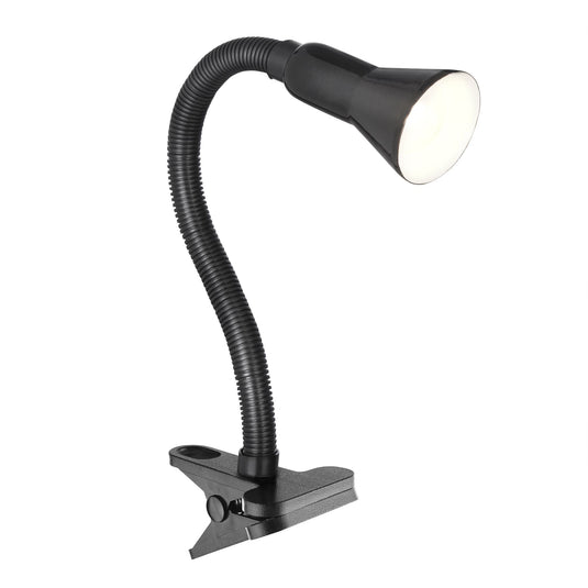 Searchlight 4122BK Desk Partners - Black Flex Clip Task Lamp - 25368
