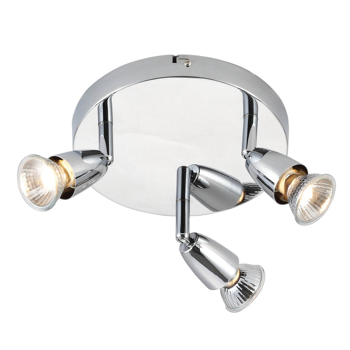 Saxby Lighting 43279 Amalfi 3lt round chrome 50W - 31787