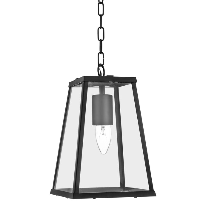 Searchlight 4614BK Voyager 1Lt Lantern Tapered Black With Clear Glass - 18382