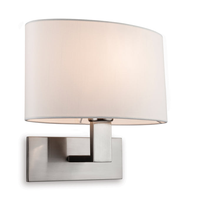 Firstlight 4937BS Webster 1 Light Brushed Steel Wall Light