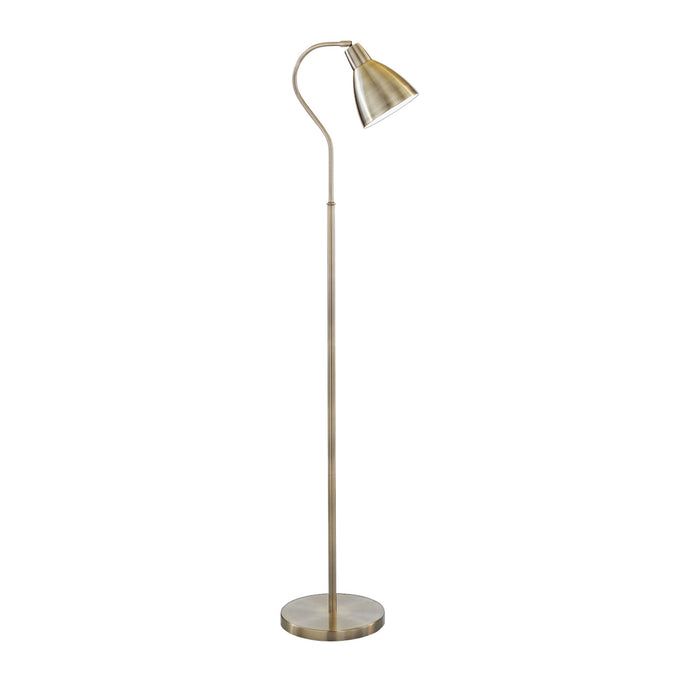 Searchlight 5026AB Adjustable Floor Lamp - Antique Brass - 1Xe27 - 7740