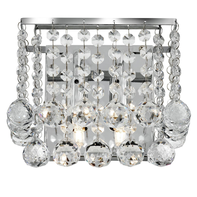 Searchlight 5402-2CC Hanna 2Lt CC Square Wb - Clear Xtal Ball - 31254