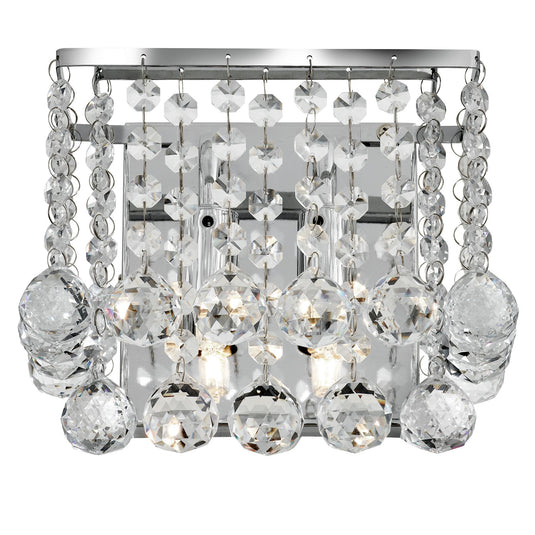 Searchlight 5402-2CC Hanna 2Lt CC Square Wb - Clear Xtal Ball - 31254