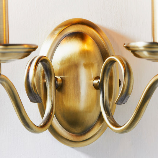 Endon Lighting 2030-2AN Bernice 2lt Wall - 25718