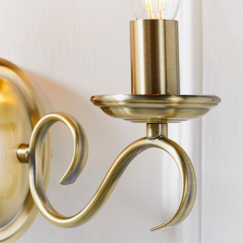 Load image into Gallery viewer, Endon Lighting 2030-2AN Bernice 2lt Wall - 25718
