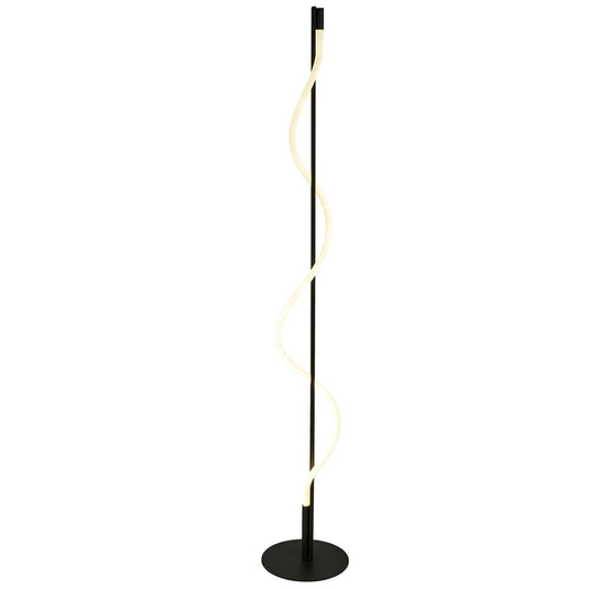 Searchlight 57212BK Serpent 1Lt LED Table Lamp, Black With Acrylic - 31285