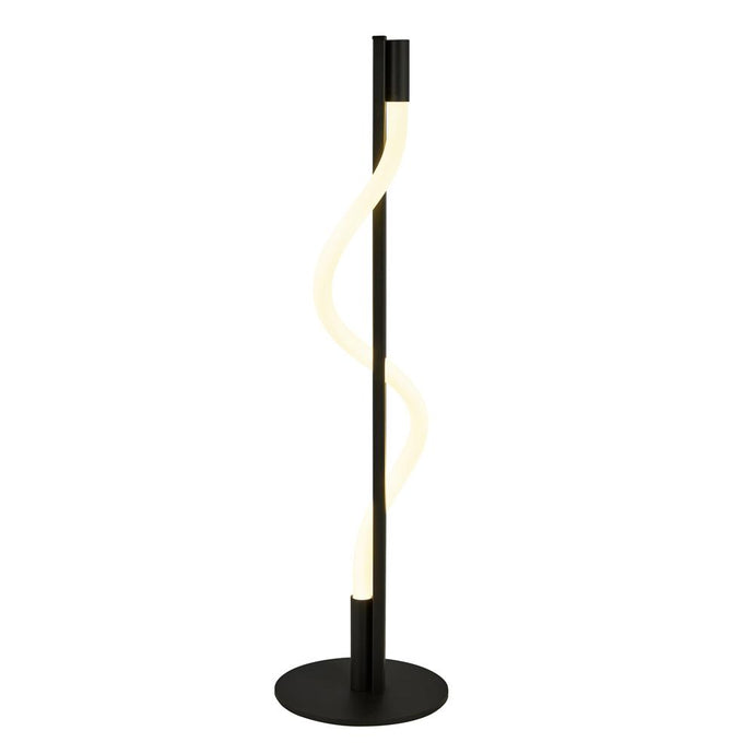 Searchlight 57213BK Serpent 1Lt LED Floor Lamp, Black With Acrylic - 31286