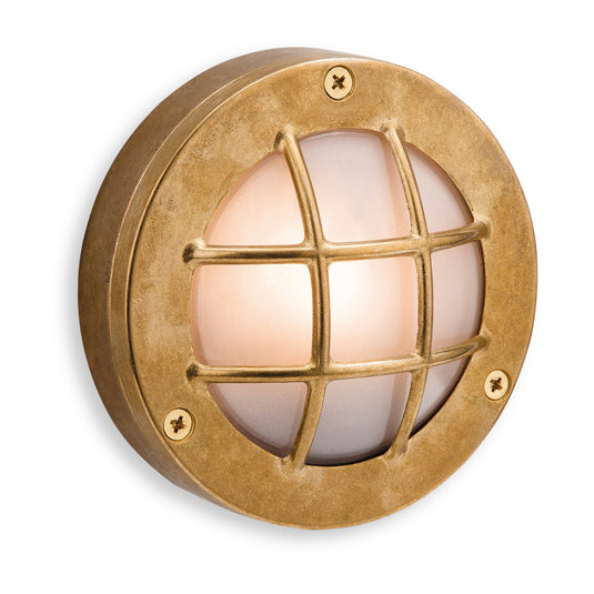 Firstlight 5925BR Nautic 1 Light Brass Wall Light