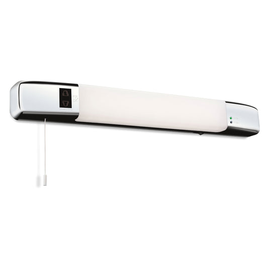 Firstlight 5928CH Slimline LED Polished Chrome Shaver Wall Light (Switched)