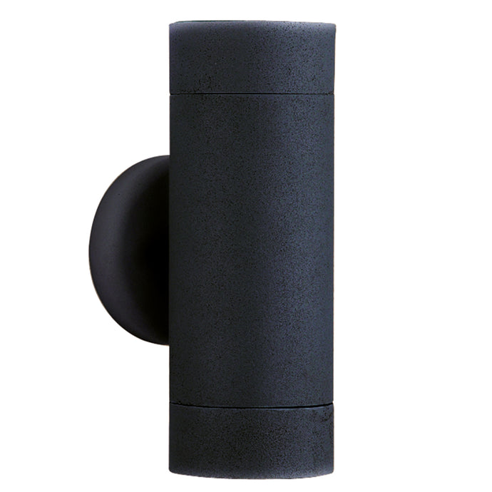 Searchlight 6009-2BK-LED LED Outdoor & Porch (Gu10 LED) Wall Light - 2Lt Black - 21835