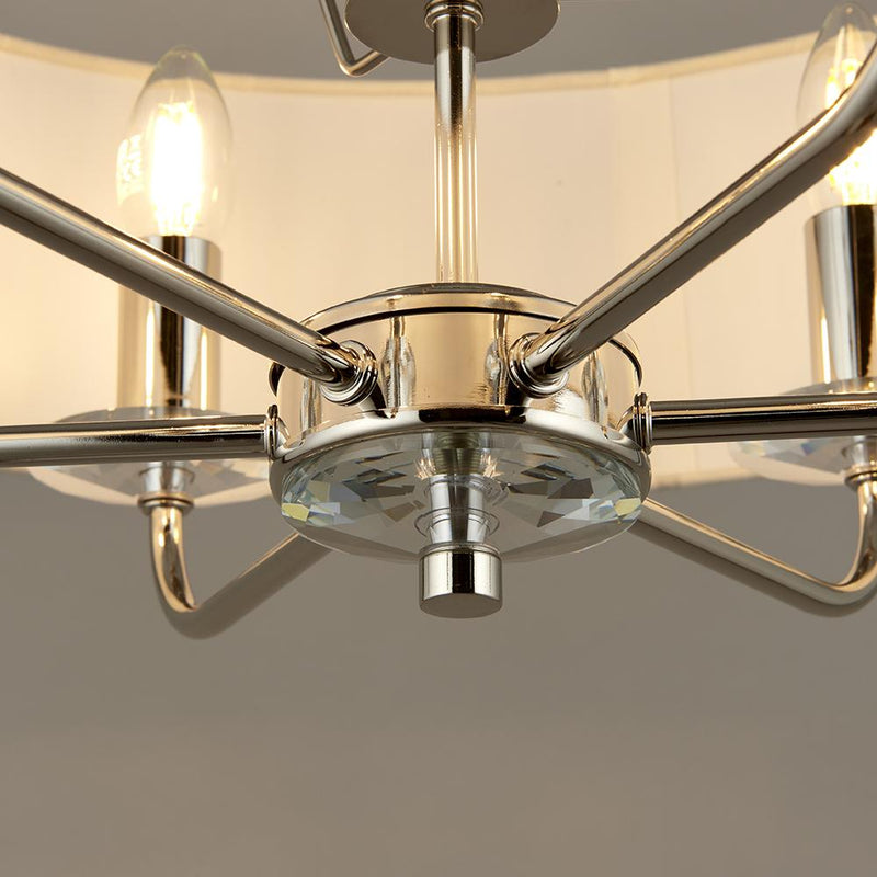 Load image into Gallery viewer, Endon Lighting 60179 Nixon 6lt Pendant - 33623
