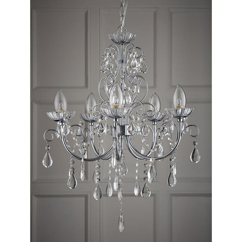 Load image into Gallery viewer, Endon Lighting 61384 Tabitha 5lt Pendant - 22974

