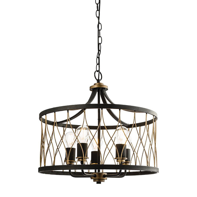 Endon Lighting 61498 Heston 5lt Pendant - 33652