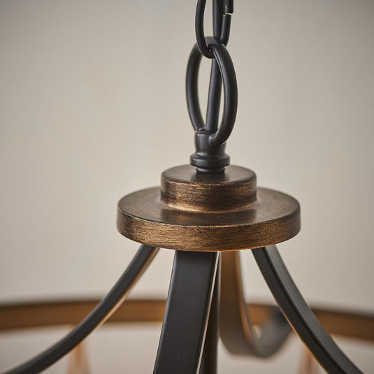 Endon Lighting 61498 Heston 5lt Pendant - 33652