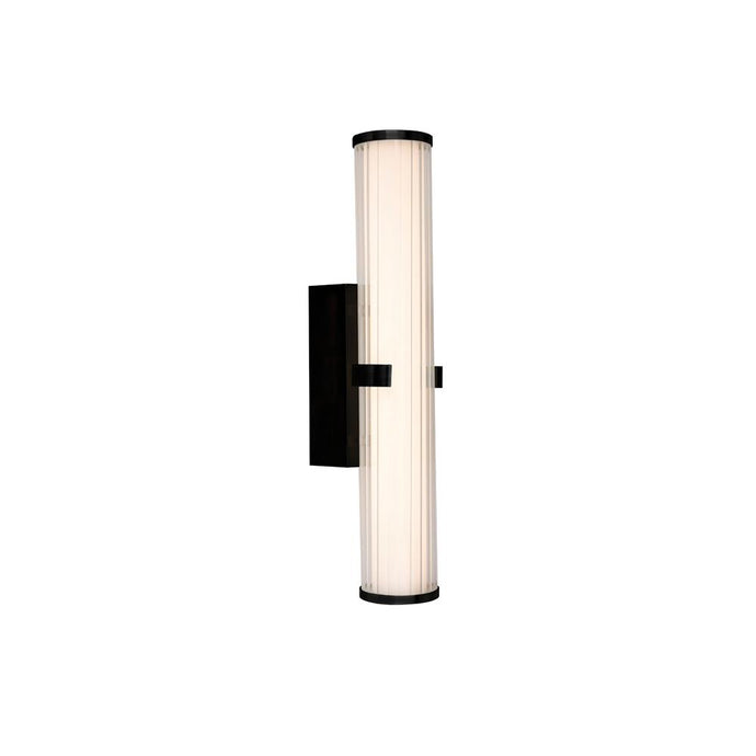 Searchlight 63125-1BK Clamp LED Black Wall Light 18W. IP44 - 31340