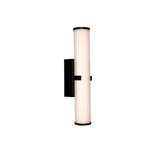 Searchlight 63125-1BK Clamp LED Black Wall Light 18W. IP44 - 31340