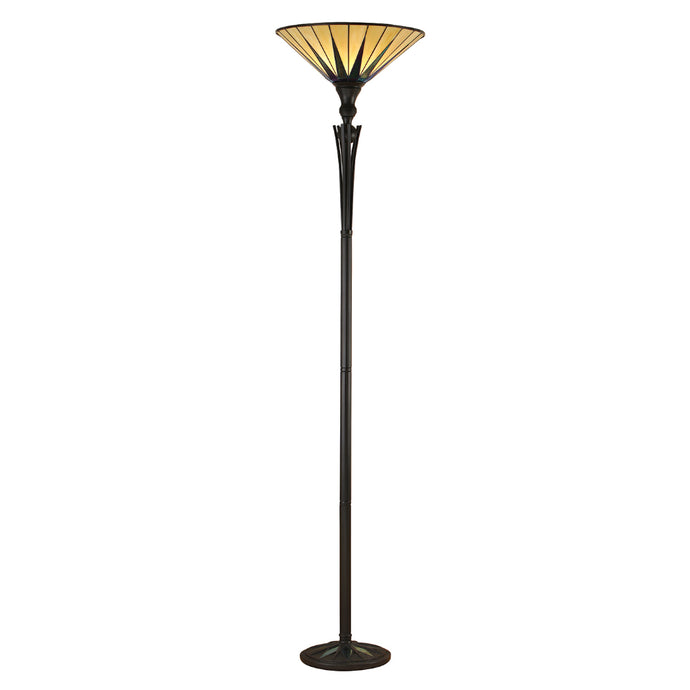 Interiors 1900 64042 Dark Star Uplighter Floor Lamp
