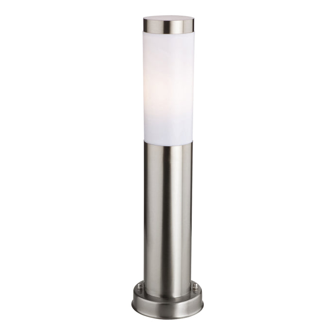 Firstlight 6406ST Plaza 1 Light Stainless Steel Small Post Light