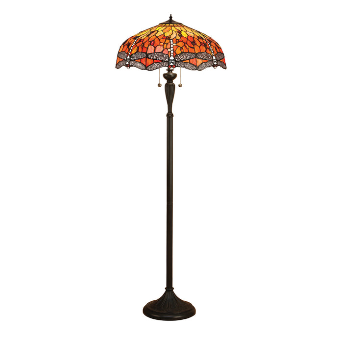 Interiors 1900 64070 Dragonfly Flame Floor Lamp