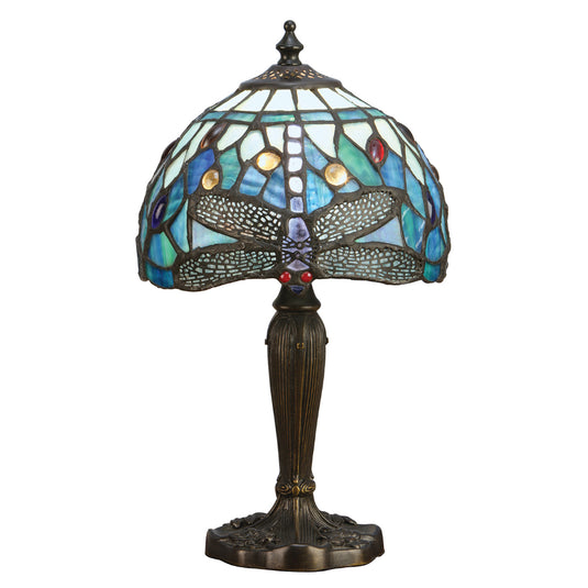 Interiors 1900 64088 Dragonfly Blue Intermediate Table Lamp