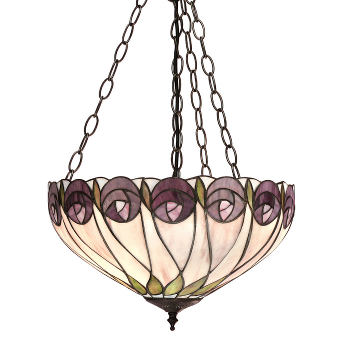 Interiors 1900 64175 Hutchinson Medium Inverted 3 Light Pendant