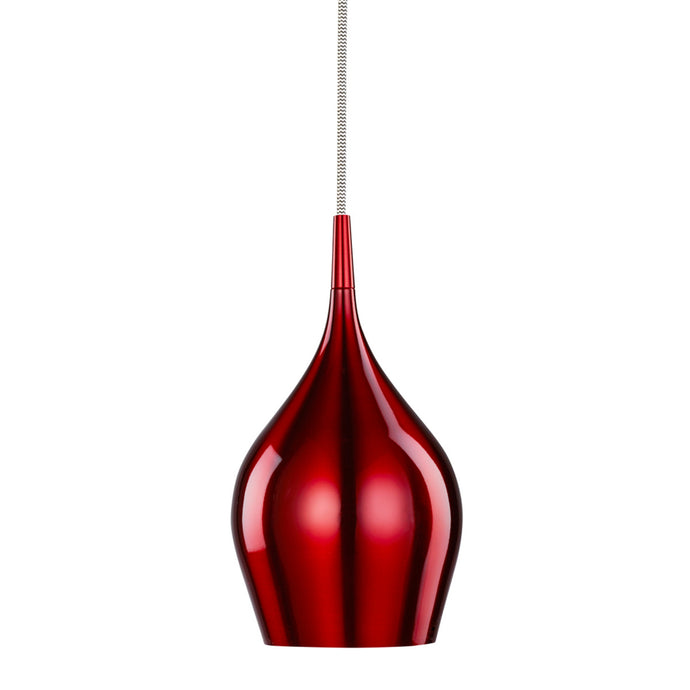 Searchlight 6461-12RE Vibrant 1Lt  Red Pendant - Dia 12Cm - 20466