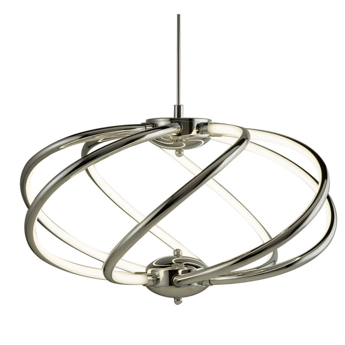 Searchlight 6500-7CC Magic (Dim) 7 Curved Arm LED Pendant, Chrome - 29926