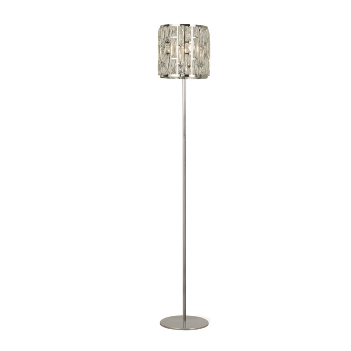 Searchlight 6589CC Bijou 1Lt Chrome Floor Lamp With Crystal Glass - 26138