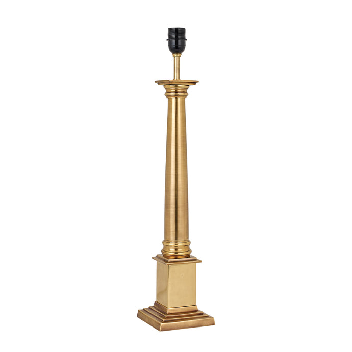 Interiors 1900 69836 Nelson Solid Brass Large Table Lamp