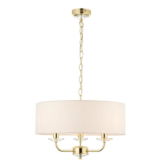Endon Lighting 70560 Nixon 3lt Pendant - 33714