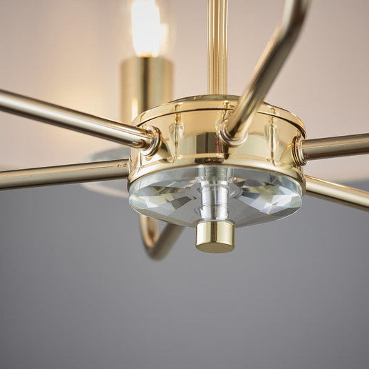 Endon Lighting 70561 Nixon 6lt Pendant - 33715